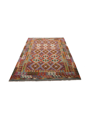 Kilim 157x207 Cm Kilim Afghanistan Hand-carded Wool warp