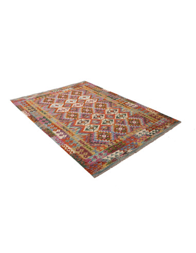 Kilim 157x207 Cm Kilim Afghanistan Hand-carded Wool warp
