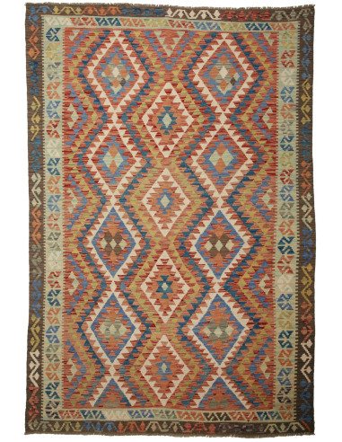 Kilim 175x258 Cm Kilim, Afghanistan, Hand-carded Wool warp: