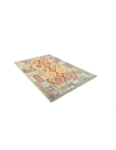 Kilim 147x206 Cm Kilim Afghanistan Lana Cardata A Mano