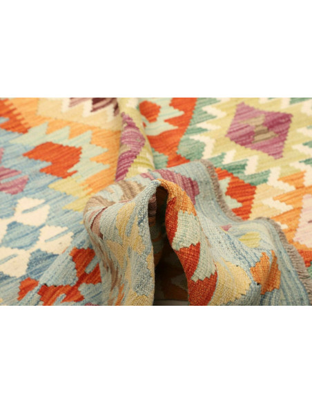 Kilim 147x206 Cm Kilim Afghanistan Lana Cardata A Mano