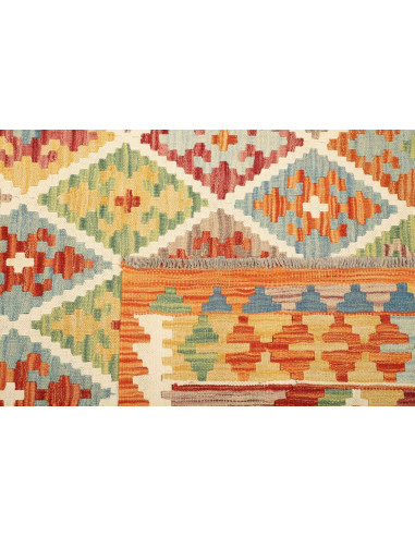 Kilim 147x192 Cm Kilim Afghanistan. Lana Cardata A Mano