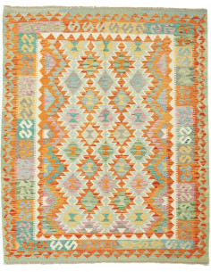 Kilim 157x196 Cm Kilim, Afghanistan, Lana Cardata A Mano