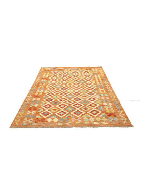 Kilim 148x199 Cm Kilim, Afghanistan, Hand-carded Wool warp: