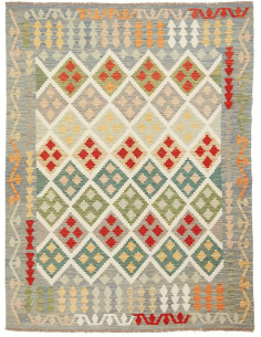 Kilim 150x200 Cm Kilim, Afghanistan, Hand-carded Wool warp: