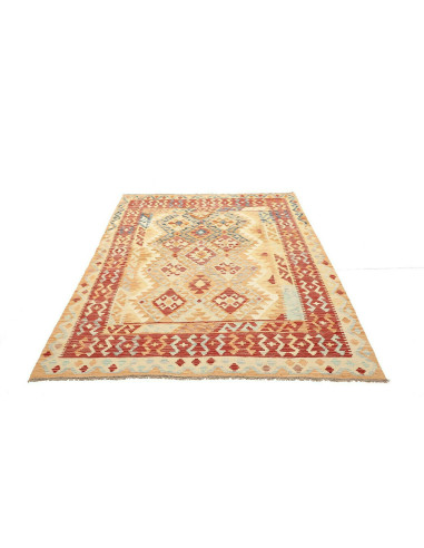 Kilim 156x198 Cm Kilim, Afghanistan, Hand-carded Wool warp:
