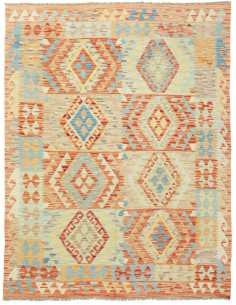 Kilim 149x196 Cm Kilim, Afghanistan, Hand-carded Wool