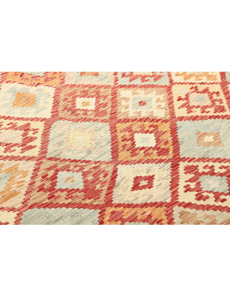 Kilim 160x194 Cm Kilim Afghanistan Hand-carded Wool Cotton