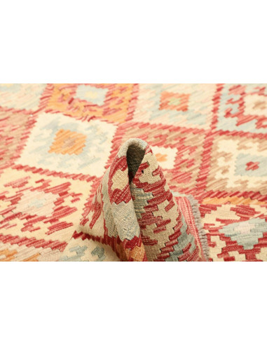 Kilim 160x194 Cm Kilim Afghanistan Hand-carded Wool Cotton