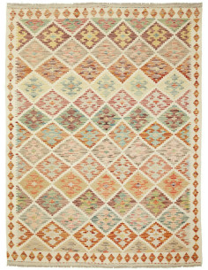 Kilim 148x196 Cm Kilim Afghanistan Hand-carded Wool Cotton