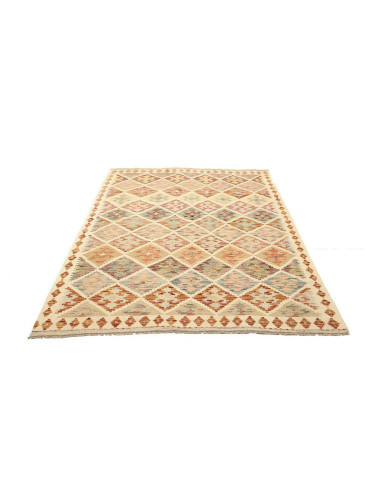 Kilim 148x196 Cm Kilim Afghanistan Lana Cardata A Mano