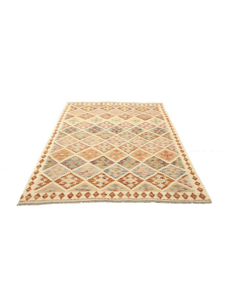 Kilim 148x196 Cm Kilim Afghanistan Lana Cardata A Mano