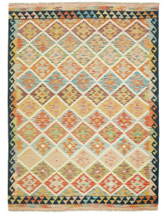 Kilim 146x202 Cm Kilim Afghanistan Hand-carded Wool cotton