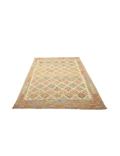 Kilim 150x207 Cm Kilim Afghanistan Lana Cardata A Mano 2