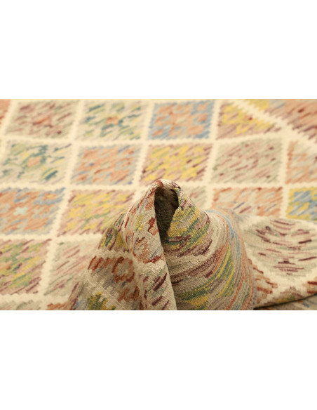 Kilim 150x207 Cm Kilim Afghanistan Hand-carded Wool Cotton