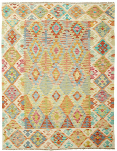 Kilim 160x207 Cm Kilim Afghanistan Hand-carded Wool