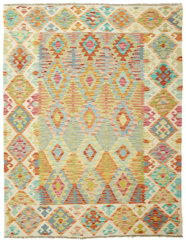 Kilim 160x207 Cm Kilim Afghanistan Hand-carded Wool