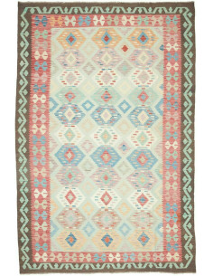 Kilim 192x292 Cm Kilim Afghanistan Lana Cardata A Mano