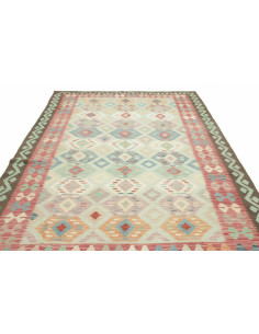 Kilim 192x292 Cm Kilim Afghanistan Lana Cardata A Mano 2