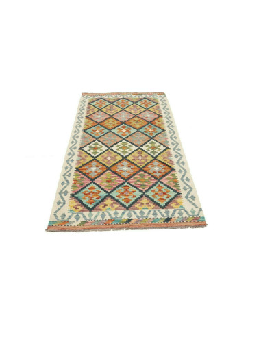 Kilim 99x200 Cm Kilim Afghanistan Hand-carded Wool Cotton