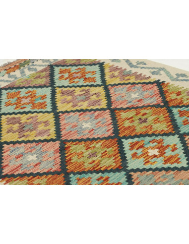 Kilim 99x200 Cm Kilim Afghanistan Hand-carded Wool Cotton