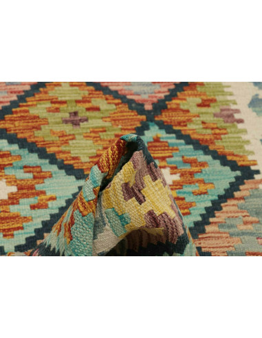 Kilim 99x200 Cm Kilim Afghanistan Hand-carded Wool Cotton
