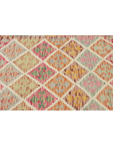 Kilim 107x199 Cm Kilim Afghanistan Lana Cardata A Mano