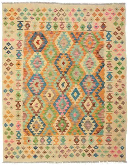 Kilim 160x202 Cm Kilim Afghanistan Hand-carded Wool