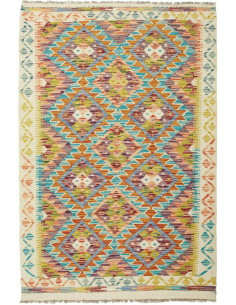 Kilim 103x155 Cm Kilim, Afghanistan, Hand-carded Wool warp: