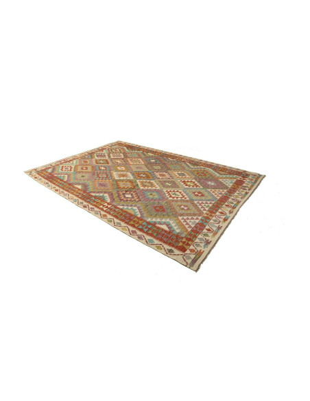 Kilim 204x290 Cm Kilim Afghanistan Hand-carded Wool Cotton