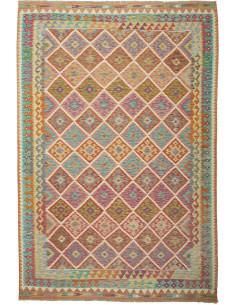Kilim 200x298 Cm Kilim, Afghanistan, Hand-carded Wool warp: