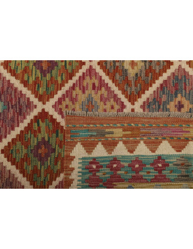 Kilim 200x298 Cm Kilim, Afghanistan, Hand-carded Wool warp: