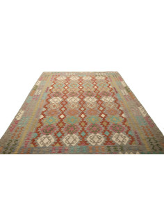 Kilim 203x295 Cm Kilim, Afghanistan, Hand-carded Wool warp: 2
