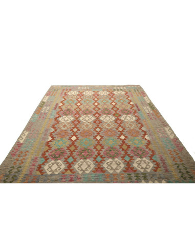 Kilim 203x295 Cm Kilim, Afghanistan, Hand-carded Wool warp: