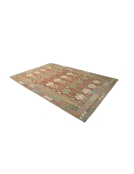 Kilim 203x295 Cm Kilim, Afghanistan, Hand-carded Wool warp:
