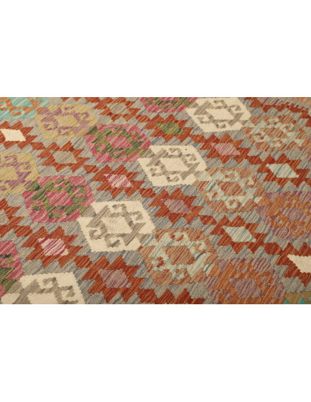 Kilim 203x295 Cm Kilim, Afghanistan, Hand-carded Wool warp: