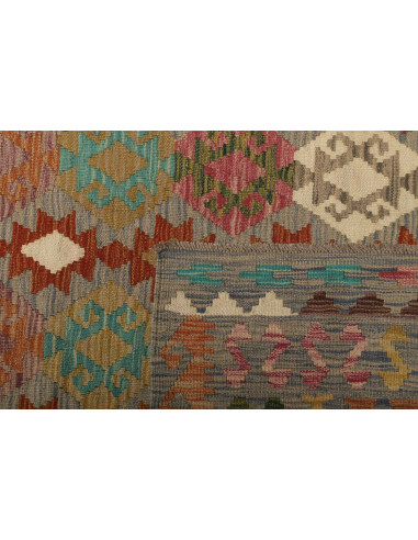Kilim 203x295 Cm Kilim, Afghanistan, Hand-carded Wool warp: