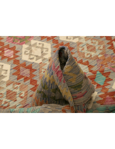 Kilim 203x295 Cm Kilim, Afghanistan, Hand-carded Wool warp: