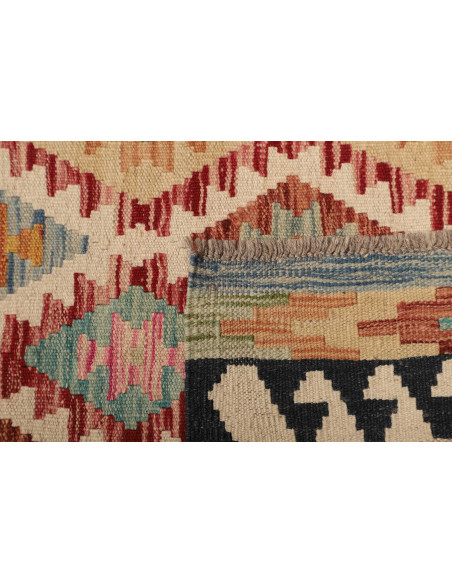 Kilim 65x194 Cm Kilim, Afghanistan, Hand-carded Wool pile,