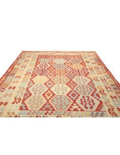 Kilim 254x340 Cm Kilim, Afghanistan, Hand-carded Wool warp: 2