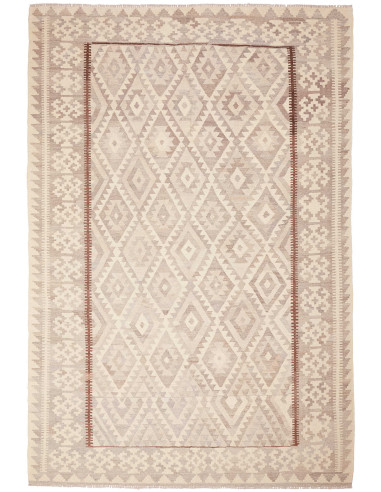 Kilim 202x298 Cm Kilim, Afghanistan, Hand-carded Wool,