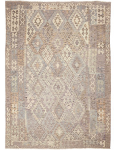 Kilim 212x293 Cm Kilim, Afghanistan, Hand-carded Wool warp: