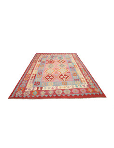 Kilim 202x290 Cm Kilim, Afghanistan, Hand-carded Wool warp: 2