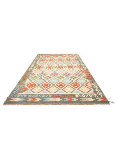 Kilim 208x299 Cm Kilim, Afghanistan, Hand-carded Wool warp: 2