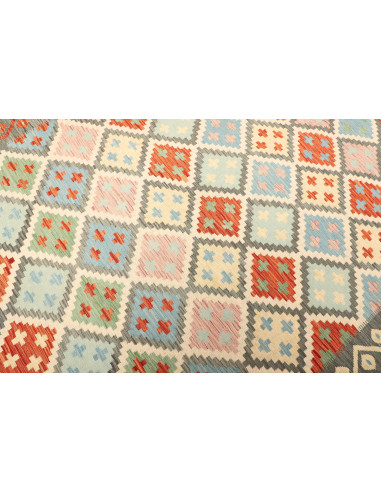 Kilim 208x299 Cm Kilim, Afghanistan, Hand-carded Wool warp: