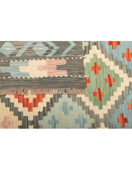 Kilim 208x299 Cm Kilim, Afghanistan, Hand-carded Wool warp: