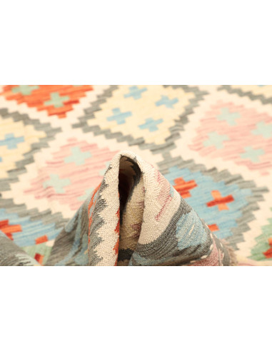 Kilim 208x299 Cm Kilim, Afghanistan, Hand-carded Wool warp: