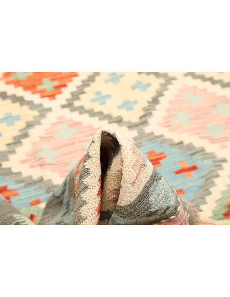 Kilim 208x299 Cm Kilim, Afghanistan, Hand-carded Wool warp:
