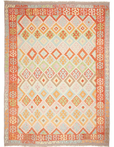 Kilim 216x294 Cm Kilim, Afghanistan, Hand-carded Wool warp: