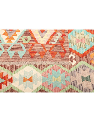 Kilim 210x284 Cm Kilim, Afghanistan, Hand-carded Wool warp: